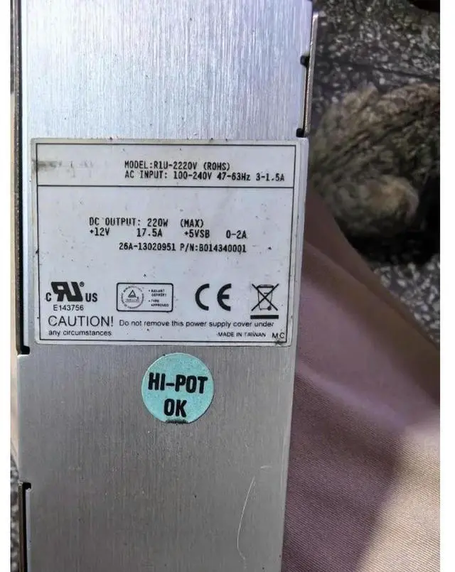 Main image of For R1U-2220V 220W Power Module