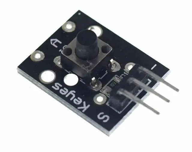 Main image of KY-004 3pin Button Key Switch Sensor Module for Diy Starter Kit 6*6*5mm 6x6x5mm KY004