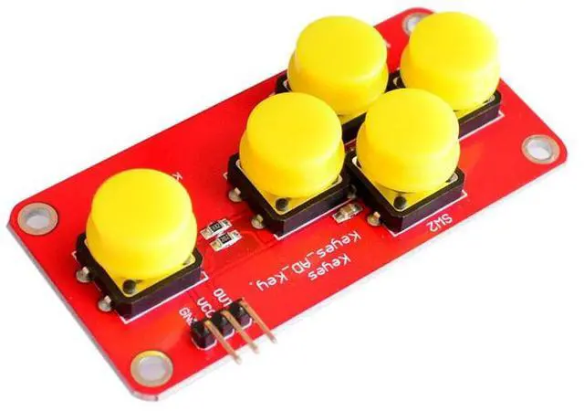 Main image of AD Keyboard Simulate Five Key Module Analog Button for Sensor Expansion Board