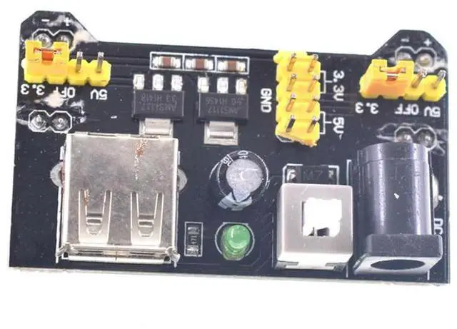 Main image of Breadboard Power Supply Module 3.3V 5V MB-102 Solderless Bread Board DIY Dedicated Power Module
