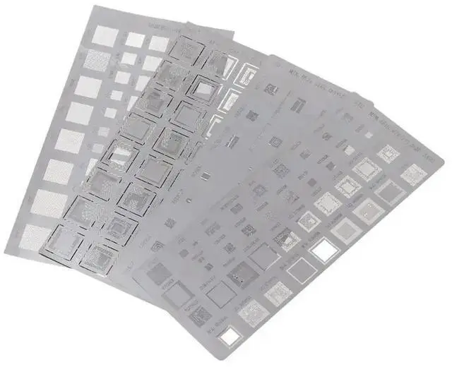 Main image of 4PCS Universal BGA Stencil for MTK MSMiPad CPU RAM PM Power IC Reball Pin BGA Direct Heat Template