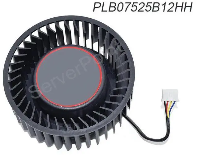 Main image of Well Tested Cooler DC12V 1.20A 75mm Four Pins Cooling Fan PLB07525B12HH For RX Vega 56 8GB /RX Vega 64 8GB Video Card Fan