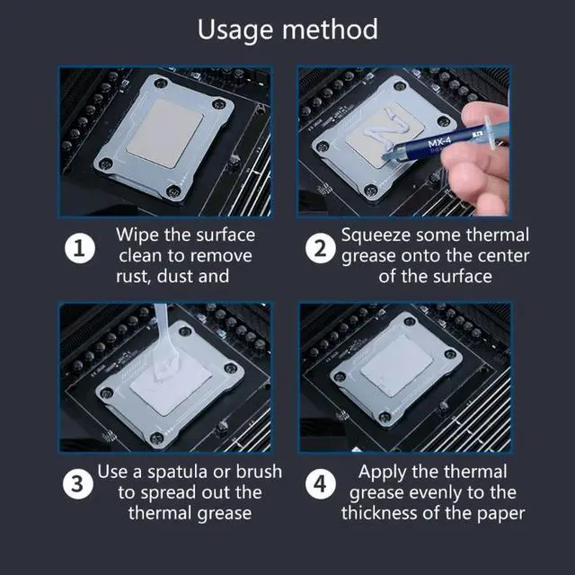 Alt view image 2 of 4 - Efficient Silicone s Paste 8.5W/M-k for Enhanceds CPU GPU Cooling Performances 4g Box Packaging