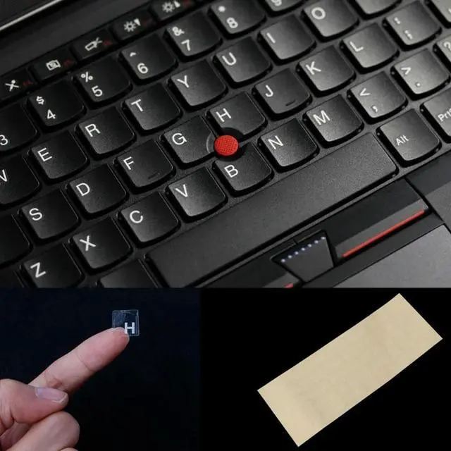 Main image of Russian Transparent Keyboard Stickers For 10 to 17 Inch Notebook Computer Desktop Keyboard Keypad Laptop wholesale Dropshipping