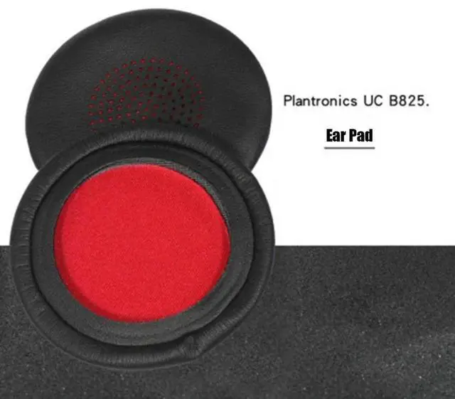 Alt view image 2 of 4 - OOTDTY 1 Pair Soft Replacement Ear Pads Cushion Earpad Cover for Plantronics Voyager Focus UC B825 Headphone Repair Parts