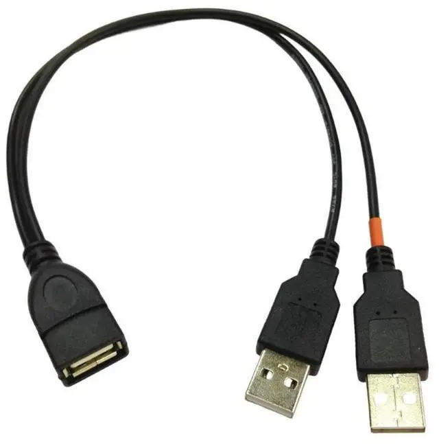 Main image of Reliable USB2.0 Y Splitter USB Extension Cable for Enhances Device Connectivity