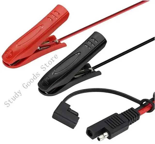 Alt view image 2 of 4 - Heavy Duty SAE to Clip Quick Disconnect Adapters Power Cable 100cm