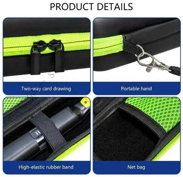 Alt view image 2 of 4 - Travel Case Waterproof Protective Storage Organizers Small Lightweight Designs Portable Shaver Storage Bag for Shavers