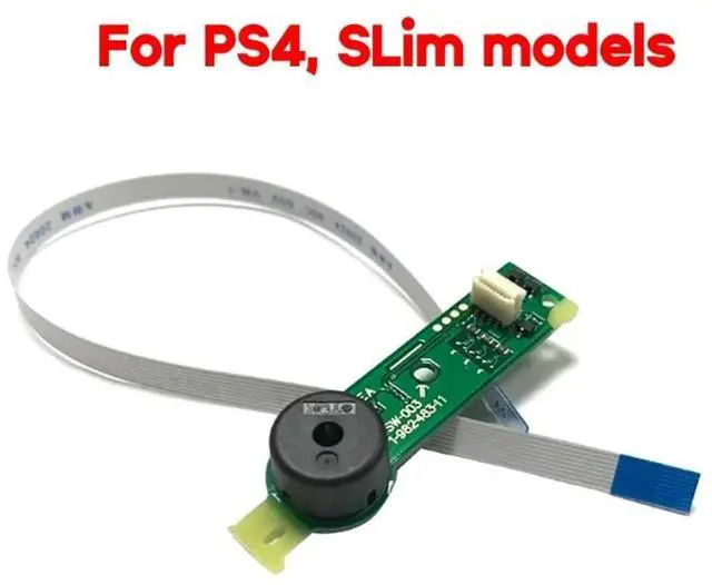 Alt view image 2 of 4 - Compatible For PS4 CUH2000 TSW002 003 004 Console Board Power On/offPower Eject Button PCB-Board with-Flex Cable