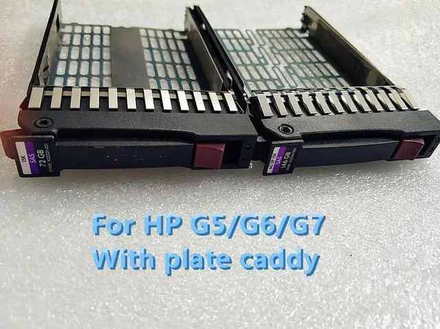 Alt view image 2 of 4 - 2.5" SAS SATA Hard Drive Tray Caddy for Proliant DL580 DL380 DL360 Gen5 G5 G6 G7 Gen6 378343-001 500223-001