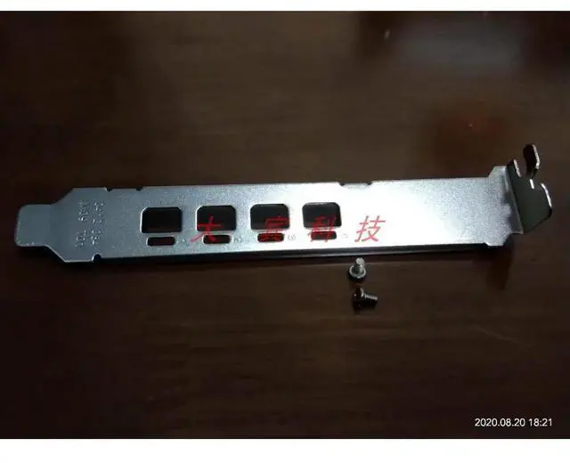 Main image of I/O Shield Back Plate Blende For K1200 P400 P600 P620 P1000 T600 T1000 Graphics Card Bezel Blank Baffle Full Height