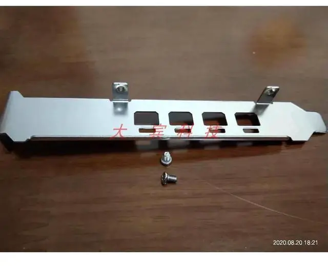 Alt view image 2 of 2 - I/O Shield Back Plate Blende For K1200 P400 P600 P620 P1000 T600 T1000 Graphics Card Bezel Blank Baffle Full Height