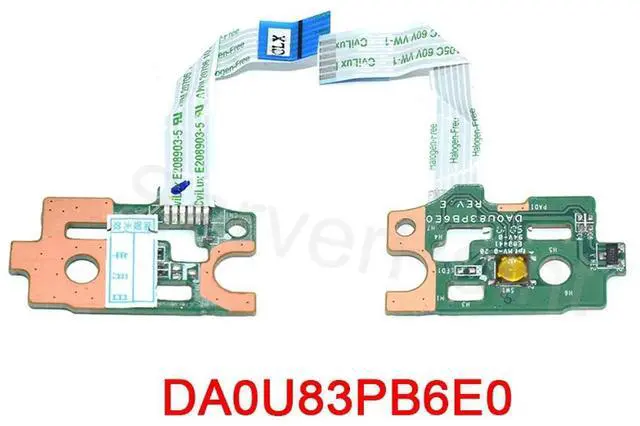 Main image of DA0U83PB6E0 Laptop Power Switch Button Board With Cable For Pavilion 14-N 15-N
