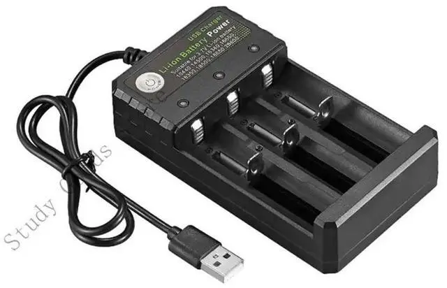 Main image of Universalfor18500 14500 16650 Various Lithiums Batteries, Featuring Independent Charging Slots