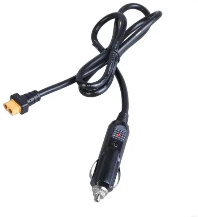 Main image of XT60 Female to Car Male Plug Adapter Cable 12V/24V Compatible For Drones Solar Panel and Outdoor Power Supply