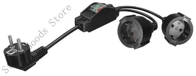 Main image of Industrial Power Adapter Cable with Switching Double 4.8mm Female to 4.8mm Male Protective Contact Extension Cord For