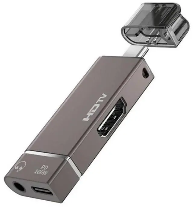 Main image of Type C to HDTV Cable Adapters 4K 60Hz Display Sound Output for Win Devices