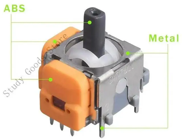Alt view image 2 of 4 - Analog Joysticks Replacement Hall Effect for P5 3rd Gamepad with Tool