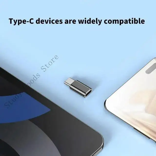 Alt view image 2 of 2 - 5Pieces Lighting to USB C Adapter for Phone 15/16 Tablets Pad Switches Enables Charging and Data Transfer Aluminum