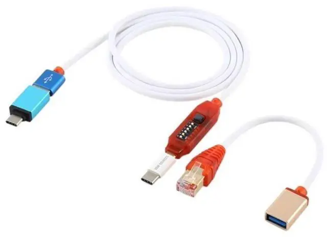 Alt view image 2 of 2 - Multifunction Boot Cable for EDL 9008 Modes Boot Cable RJ45 Easy Switching Boot Cable Support Fast