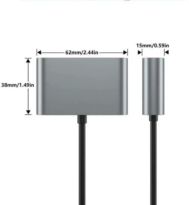 Alt view image 2 of 4 - Type C to Ethernet Converters with Gigabit Port Type C to RJ45 Adapter for Seamlessly Connectivities Fast File Sharing