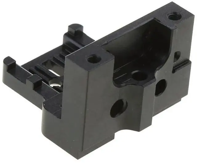 Alt view image 2 of 4 - For VORON 0.2 3D Printer Metal Slide Mounts Metal Slides Mount Prevent Tilting Hotend Mount Frames MGN7H Carriage