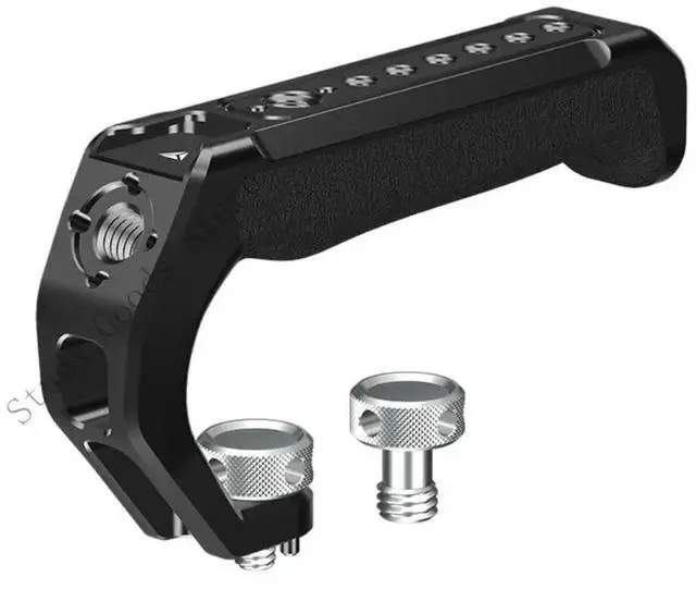 Main image of MultiPurpose Camera Top Handle with Universal Mounting Point Cold Shoe Mount for LED Lights and Microphones Accessories
