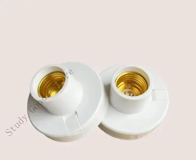 Alt view image 2 of 2 - E27 Screw Lamp Stand Light Bulb Holder Socket With Circuit Designing For Quick Setups In Any Room Decoration 20pcs