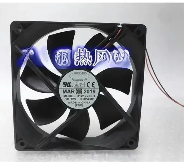 Main image of Cooling Fan for EVERFLOW R121225SH MAR 12V 0.32AMP 12025 Inverter Cooling Fan 120 * 120 * 25MM