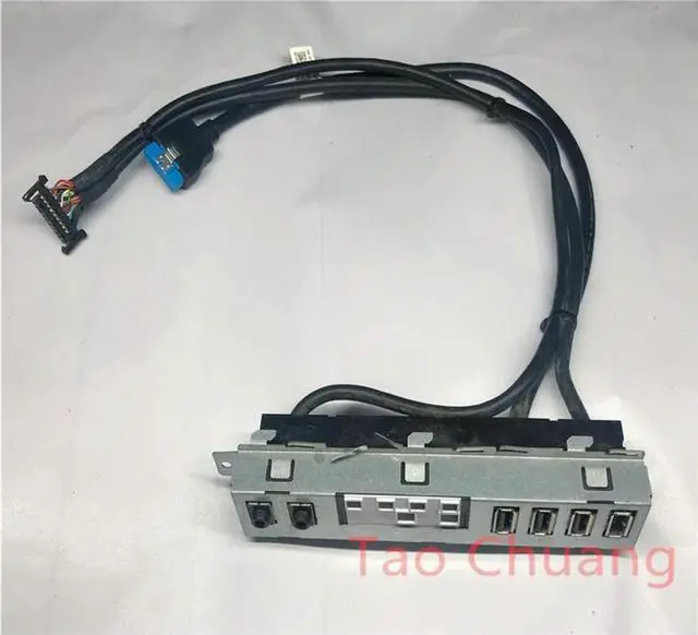 Main image of FOR Optiplex 7020 9020 MT Front USB Audio LED IO Panel & Cables 5F85N 05F85N