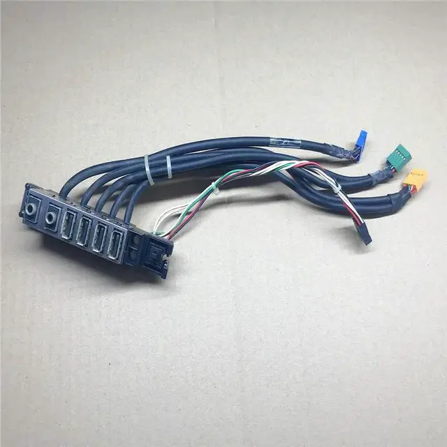Main image of FOR 4000 6200 6300 6305 8100 8200 8300 SFF front audio USB panel power switch button cable 611897-001