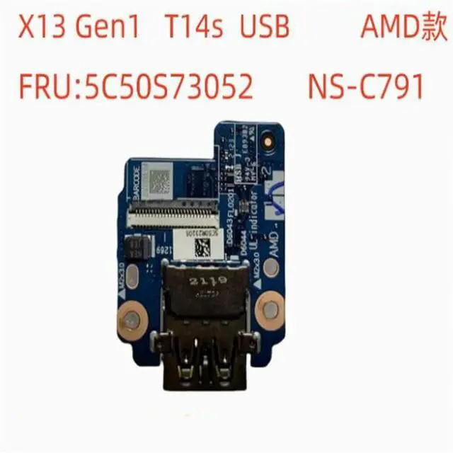 Alt view image 2 of 2 - FOR X13 T14s Geni USB board5C50S73052 NS-C791