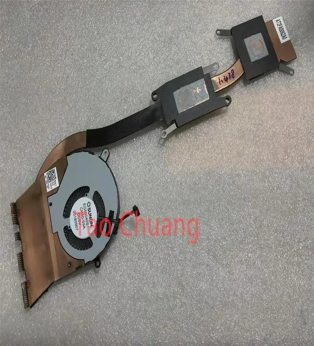 Alt view image 2 of 2 - FOR Latitude 5500 5501 M3540 fan radiator cooling copper tube VW9XP 0VW9XP