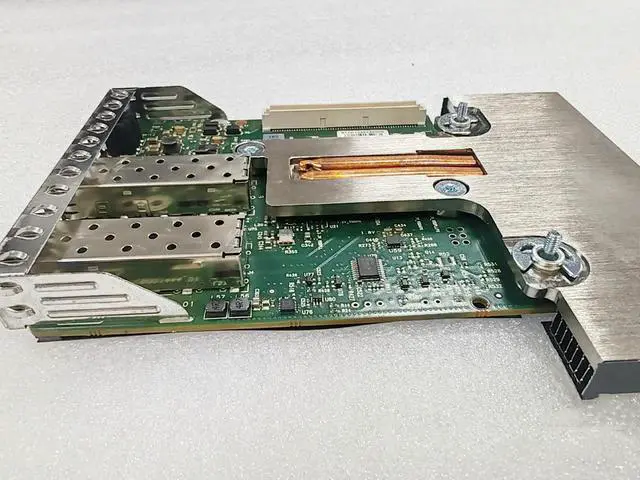Alt view image 2 of 2 - 0R887V R887V CONNECTX-4 25GB SFP+ 2 PORT 10 Gigabit Fiber Optic Mellanox CX4121C Chip Network Card For R730 R730XD