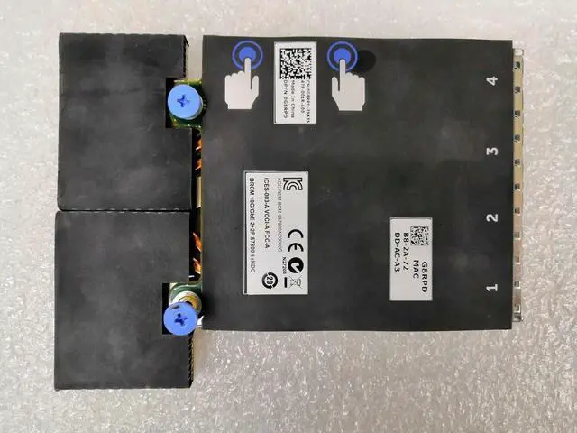 Alt view image 2 of 2 - Braodcom 57800-T Quad Port 10GB RJ-45 Server Network Card 0G8RPD G8RPD For R730 R720 Servers