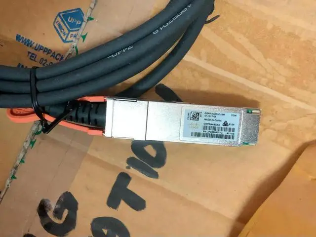 Alt view image 2 of 2 - 40G Speed QSFP Direct Attach Copper Passive 3M Twinax Cable QSFP-H40G-CU3M 37-1317-03 For Network card