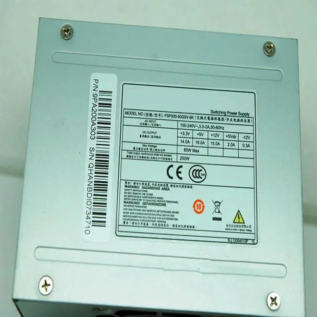 Alt view image 2 of 2 - PSU For Hanker DVR NVR 8616 7916 20Pin SATA*8 200W Power Supply FSP200-50GSV-5K FSP200-50GSV FSP200-50HSV