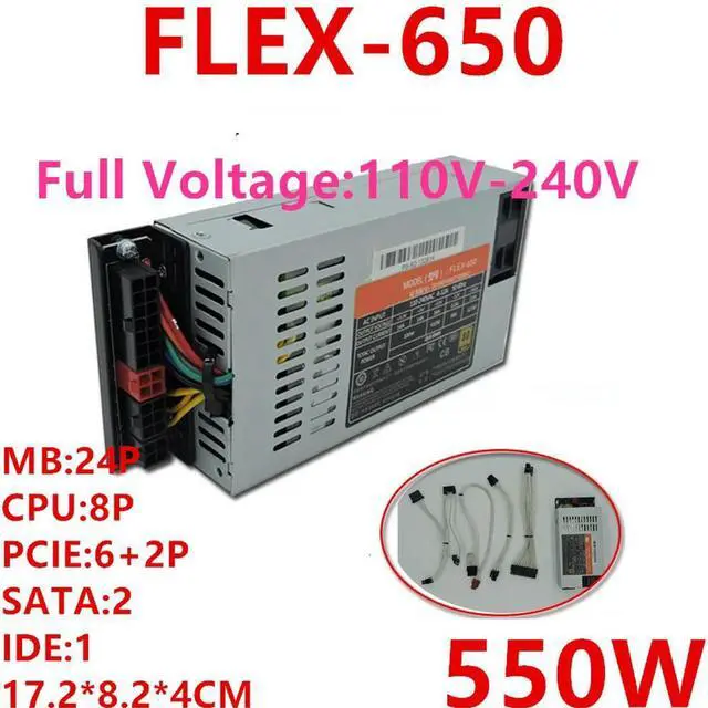 Main image of PSU For XinHang ITX Flex Nas Small 1U 80plus Gold K39 K35 S3 M41M24 550W Power Supply FLEX-650 FLEX-600