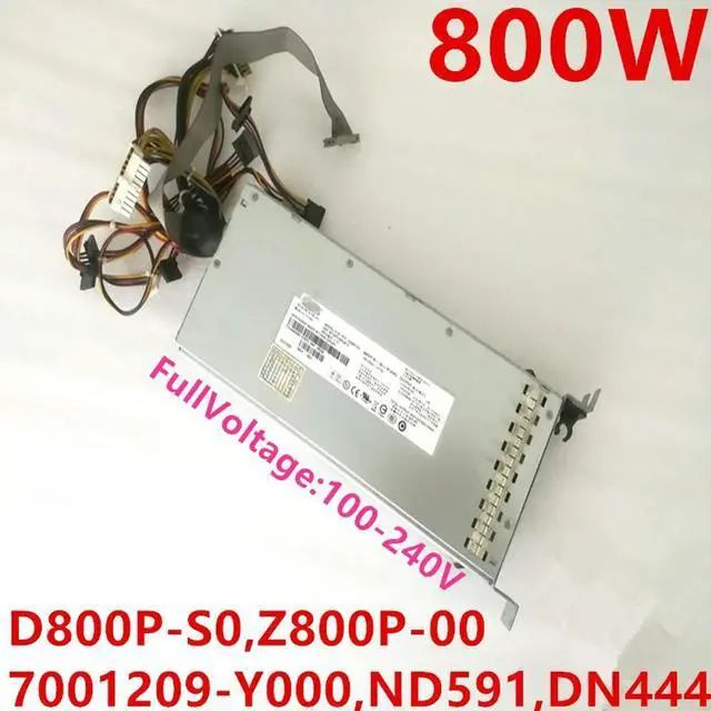 Main image of Almost UnusedPSU For PowerEdge 1900 800W Power Supply D800P-S0 Z800P-00 7001209-Y000 0ND591 ND444 DPS-800JB A