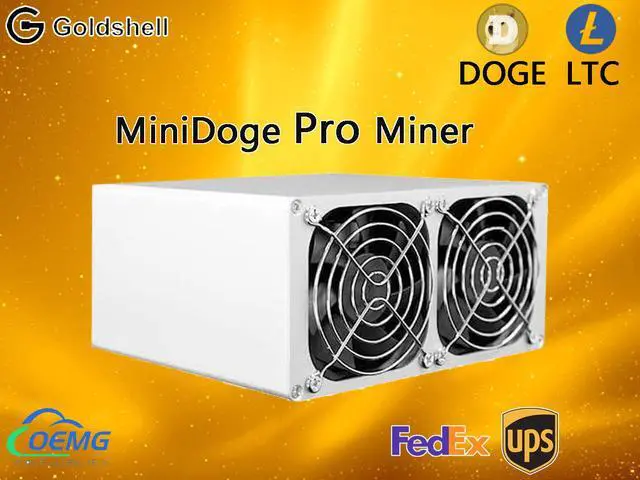 Alt view image 2 of 5 - New Goldshell Mini Doge Pro LTC & Doge Miner 205MH/s 220W Super Slience Home Use with PSU