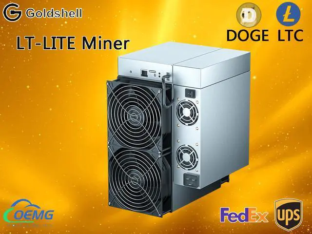 Alt view image 4 of 4 - New Release Super Slience Gold shell LT LITE Doge LTC Miner Better Than LT5 LT6 MINI DOGE Ready To Delivery