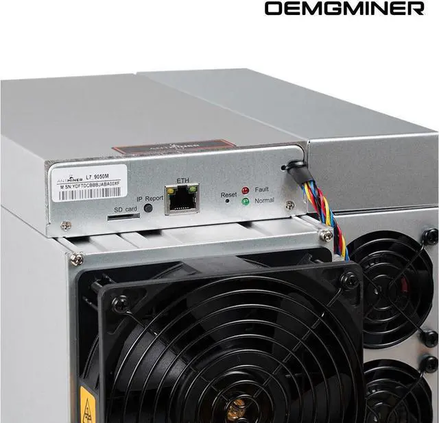 Alt view image 2 of 6 - New Bitmain Antminer L7 9050M Doge Coin & Litecoin LTC Coin Asic Miner Crypto Mining Machine Bulit-in PSU