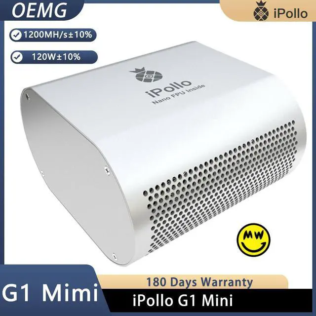 Main image of On Stock New Original iPollo G1 mini Grin Miner With Original Power Supply Low noise Small&simple Home Mining Home Riching