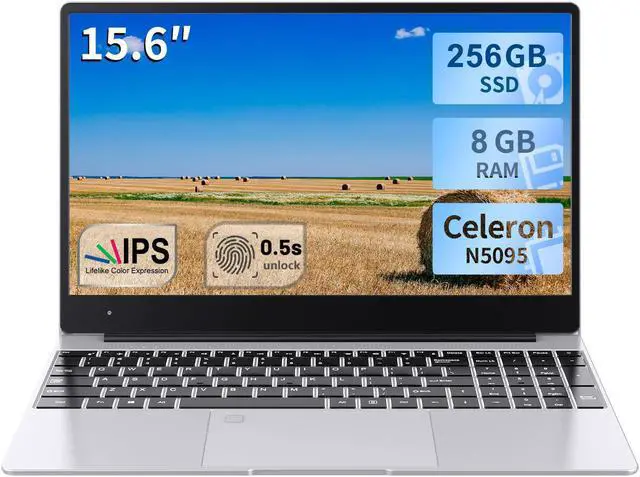 Main image of Goldshell 15.6'' Laptop Intel N5095 RAM-8GB SSD-256GB Win 10 Notebook Computer Gaming Laptop