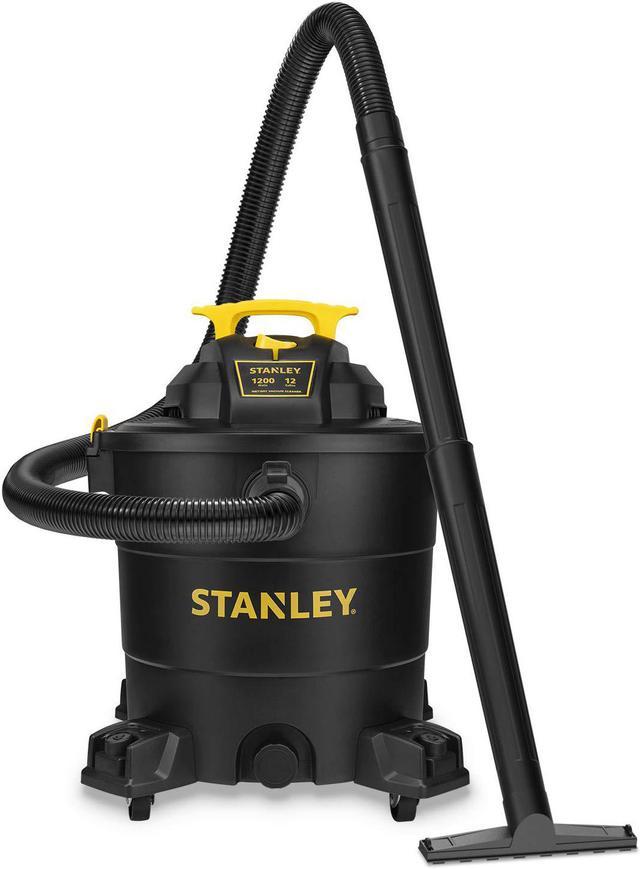 Stanley 12 Gallon Wet/Dry Vacuum, 5.5 Peak HP, Multifunctional 3 in 1 Shop  Vacuum with Blower,1-7/8x6 Hose, Range for Garage, Carpet Clean, Jobsite  SL18199P 