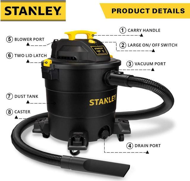 Stanley Nylon Dry Mop with Frame & Adjustable Handle