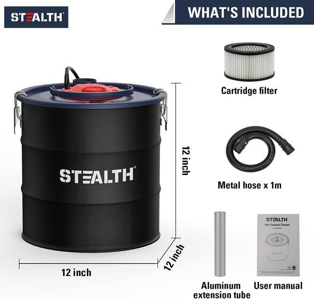 Stealth 1-1/4-in x 8-ft Wet/Dry VAC Hose with 2 Hose Ends