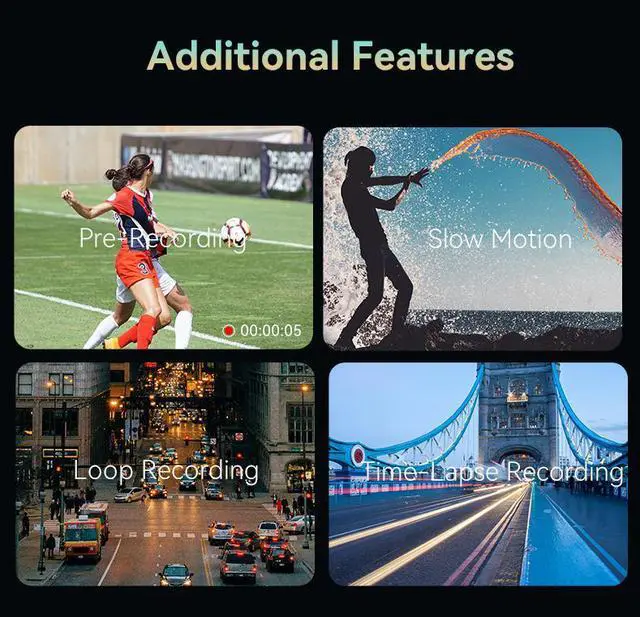 Alt view image 7 of 7 - ORDRO 5K Video Camera Camcorder HD Video Recording Camcorder, 12X Optical Zoom, IR Night Vision, Auto/Manual Foucs, 3.5'' Flip Touchscreen Camera for Livestreamings, 64GB SD Card, Remote Control