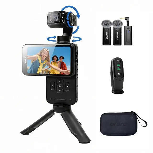 Main image of ORDRO M5 Pocket Camera 3 Axis Gimbal Stablization Vloging Camera with Mic