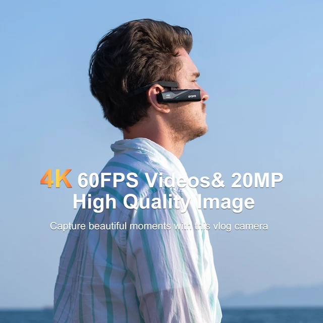 Alt view image 7 of 7 - ORDRO EP8 | 4K Gimbal Head Camera | AF & Wi-Fi | Remote 2-Axis Gimbal Stabilizer,APP Control,Head-Mounted,Auto Focus,130° Wide-Angle, ideal for vlogging and surgery and hotel